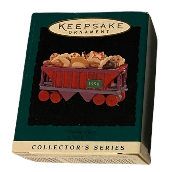 Hallmark Other - Hallmark Ornament Keepsake 1996 Cookie Car Noel RR.